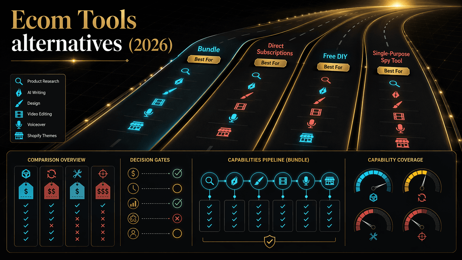 Ecom Tools alternatives 2026: an honest lane-by-lane map
