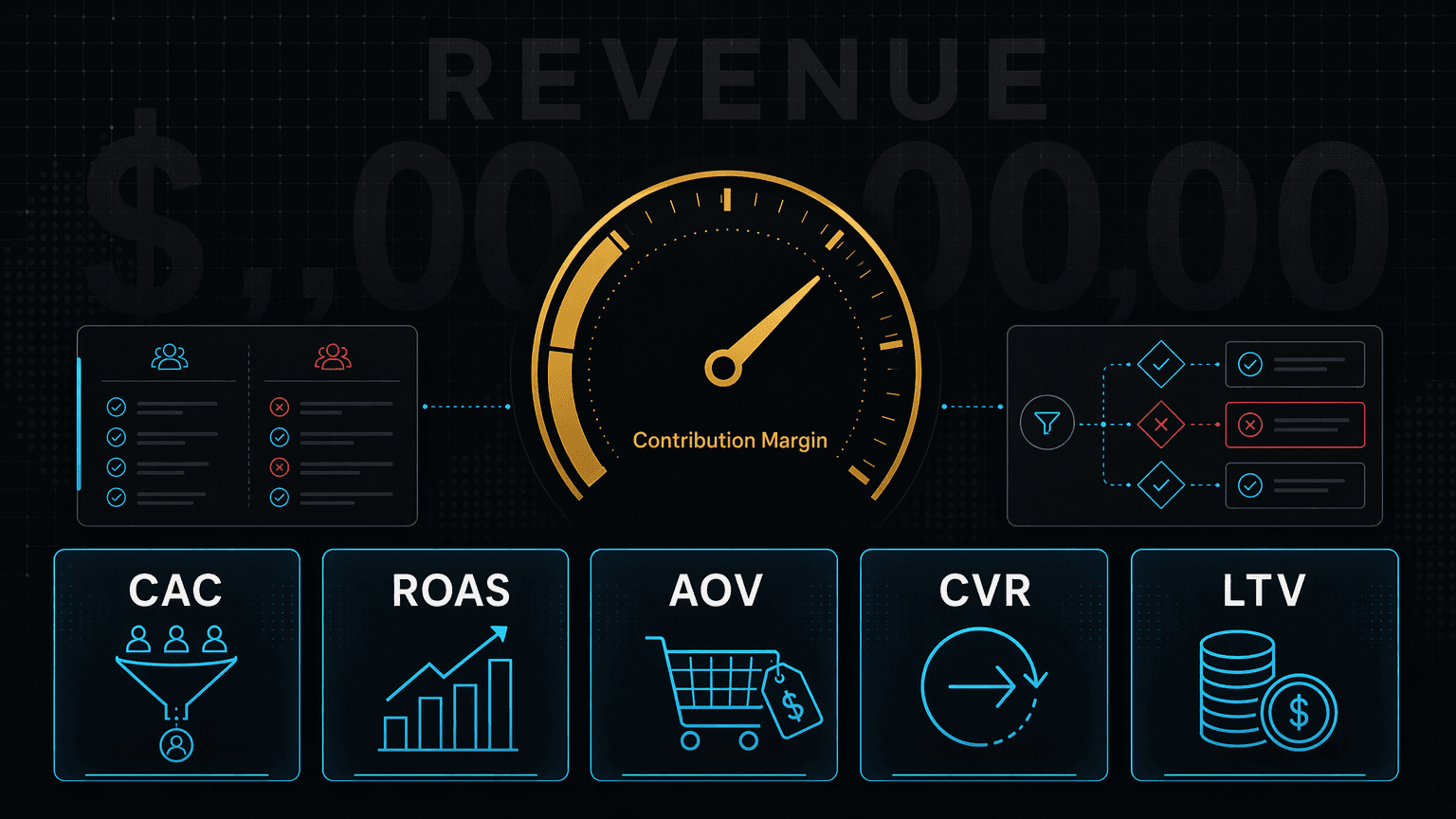 Ecommerce analytics metrics glossary 2026: the 7 that matter