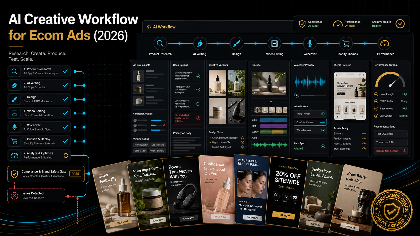 AI creative workflow for ecommerce ads: the 2026 playbook summary