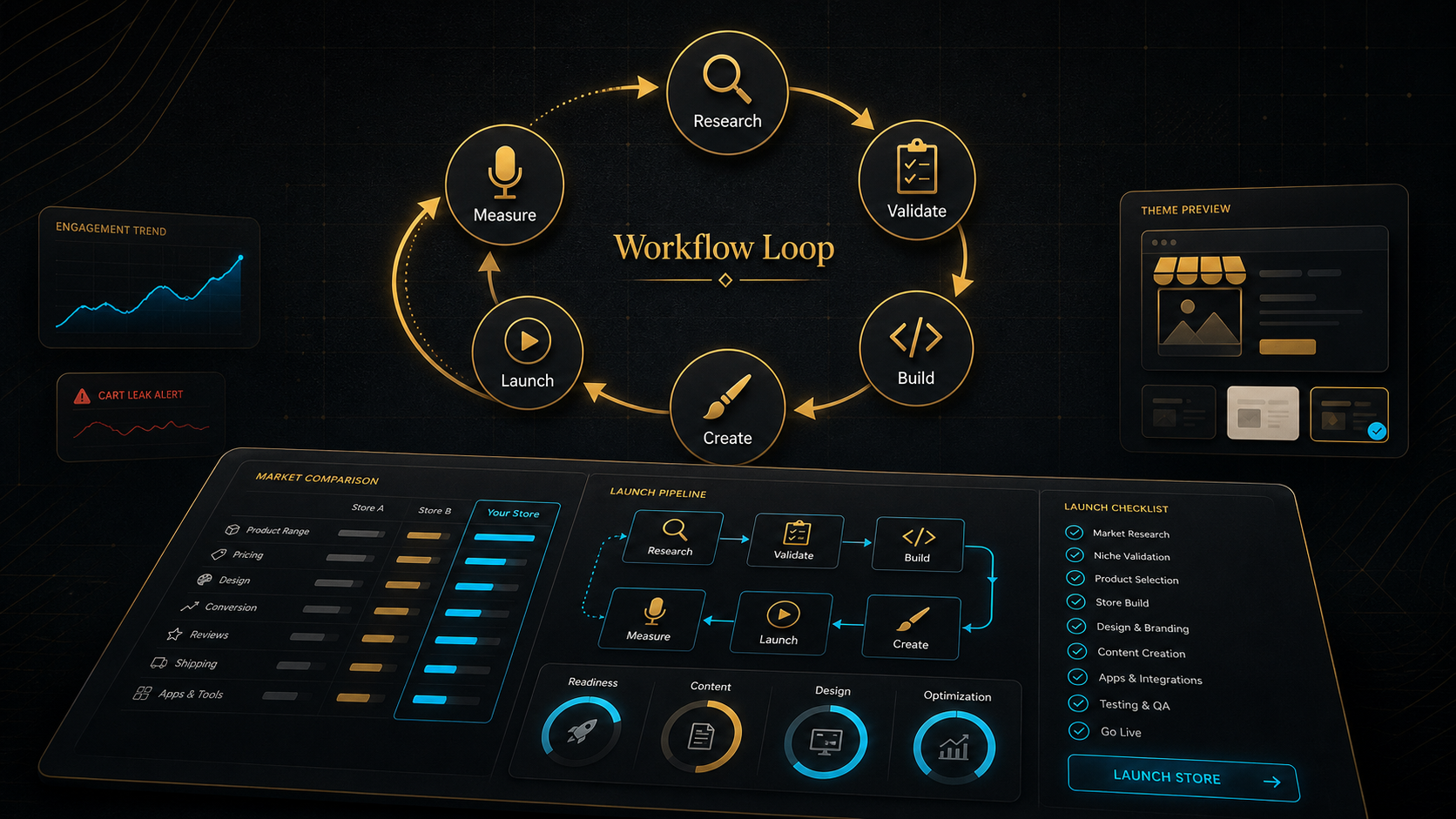 The store launch workflow using a bundled tool stack in 2026 explained